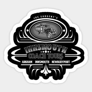 Innsmouth Coach Tours - HP Lovecraft Sticker